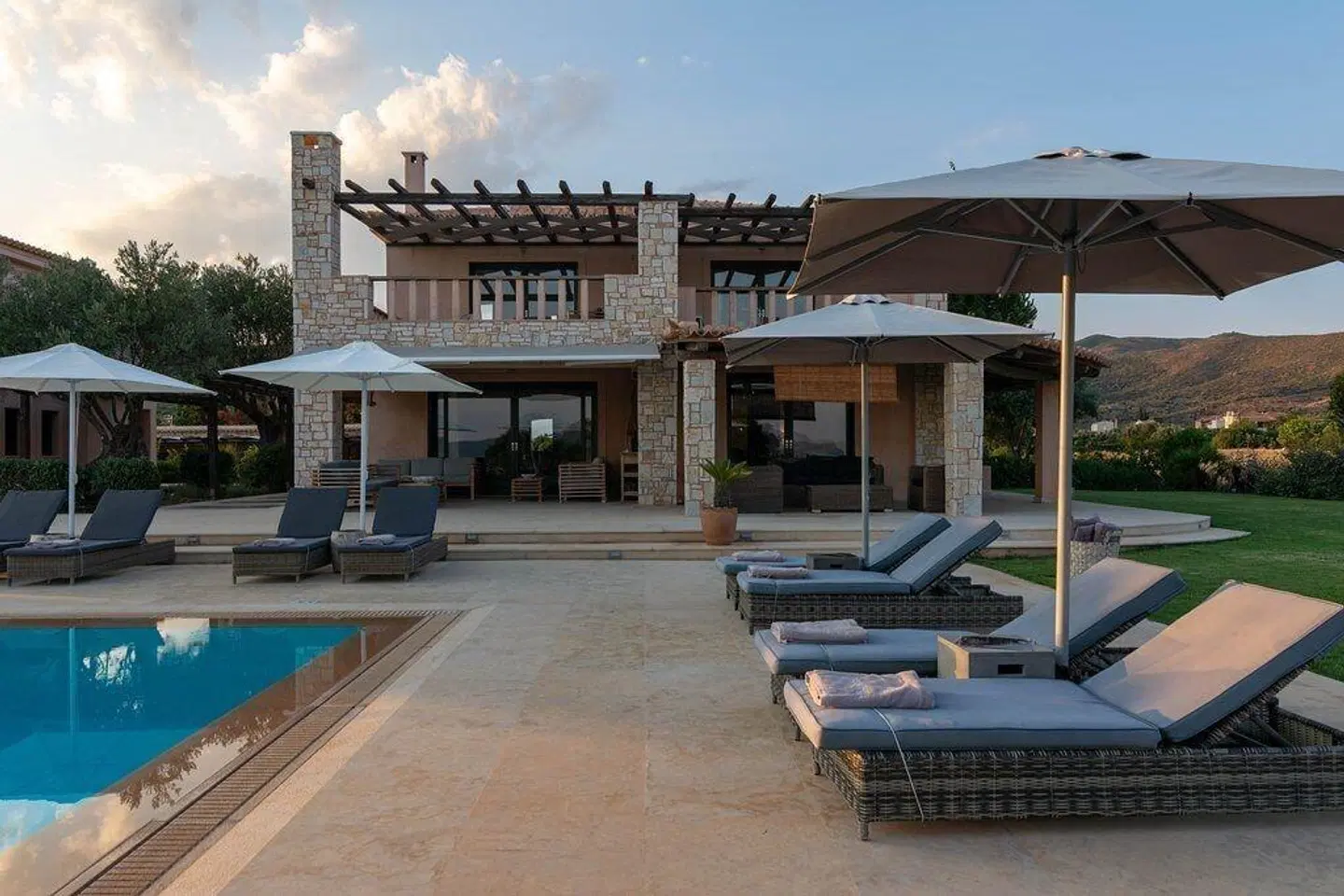 Thermesea Luxury Lodge Terrasse