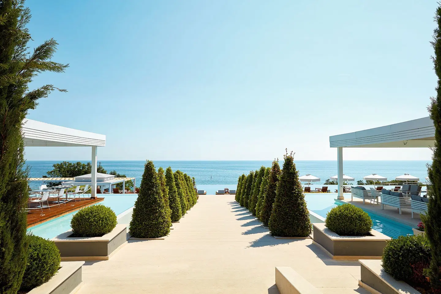 Cavo Olympo Luxury Hotel & Spa Garten