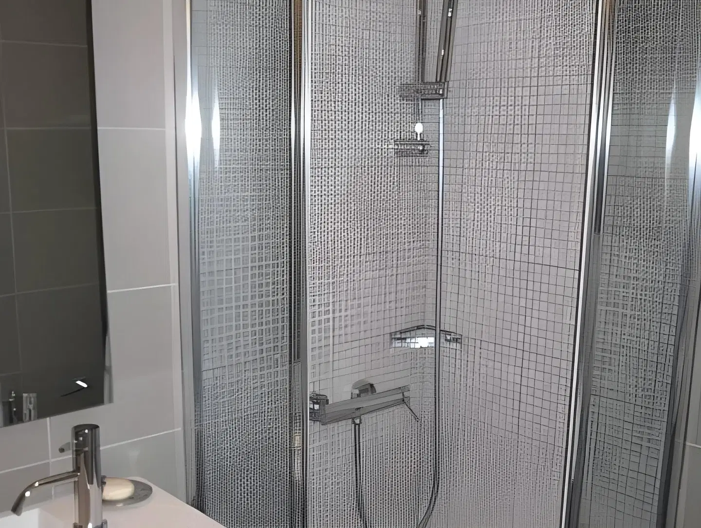 Vergopoulou Oliveyard Badezimmer