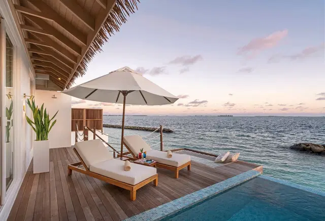 Bandos Maldives Terrasse