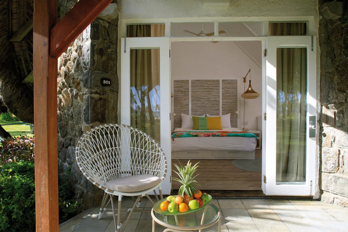 La Pirogue Mauritius Terrasse