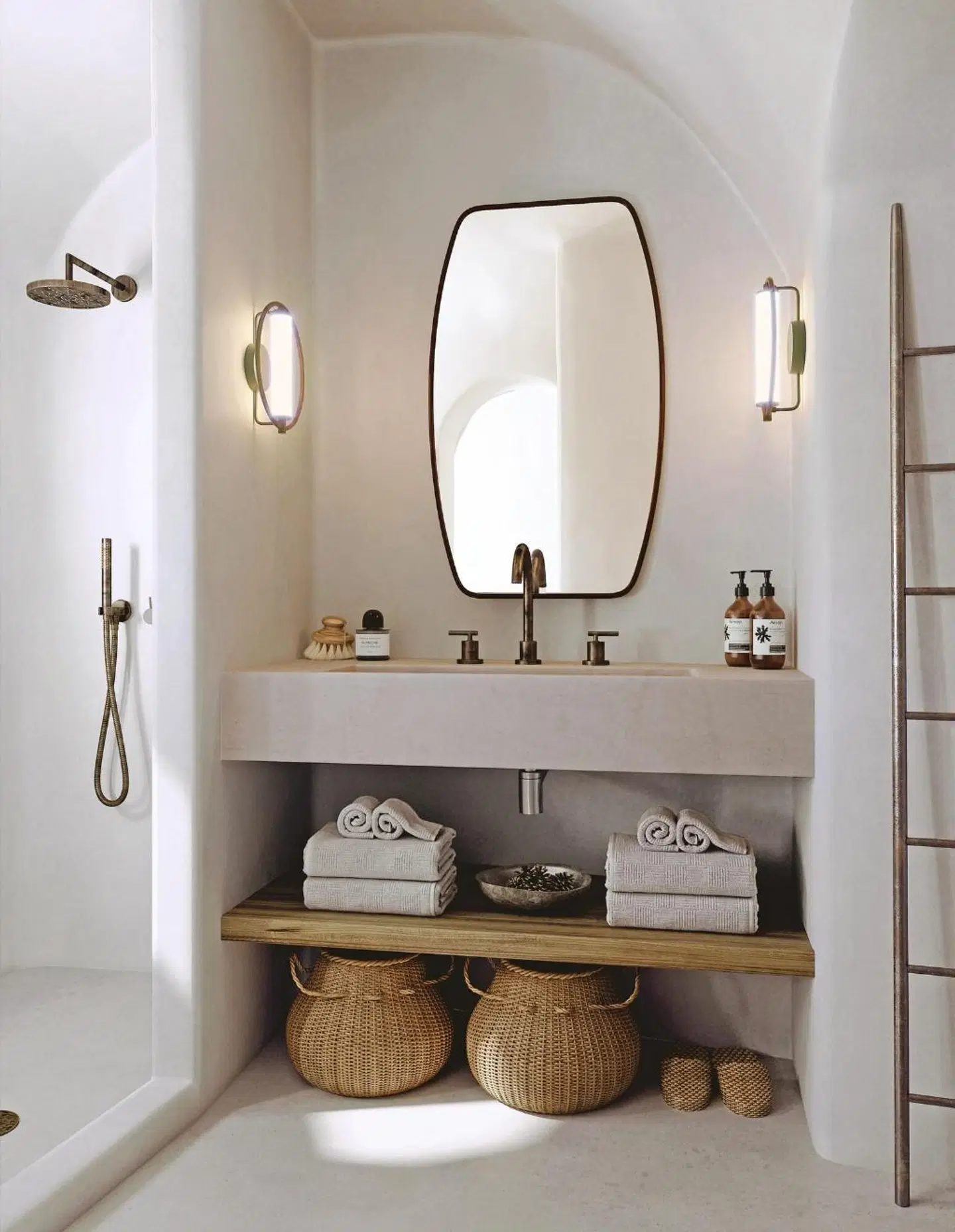 Armenaki Santorini Badezimmer