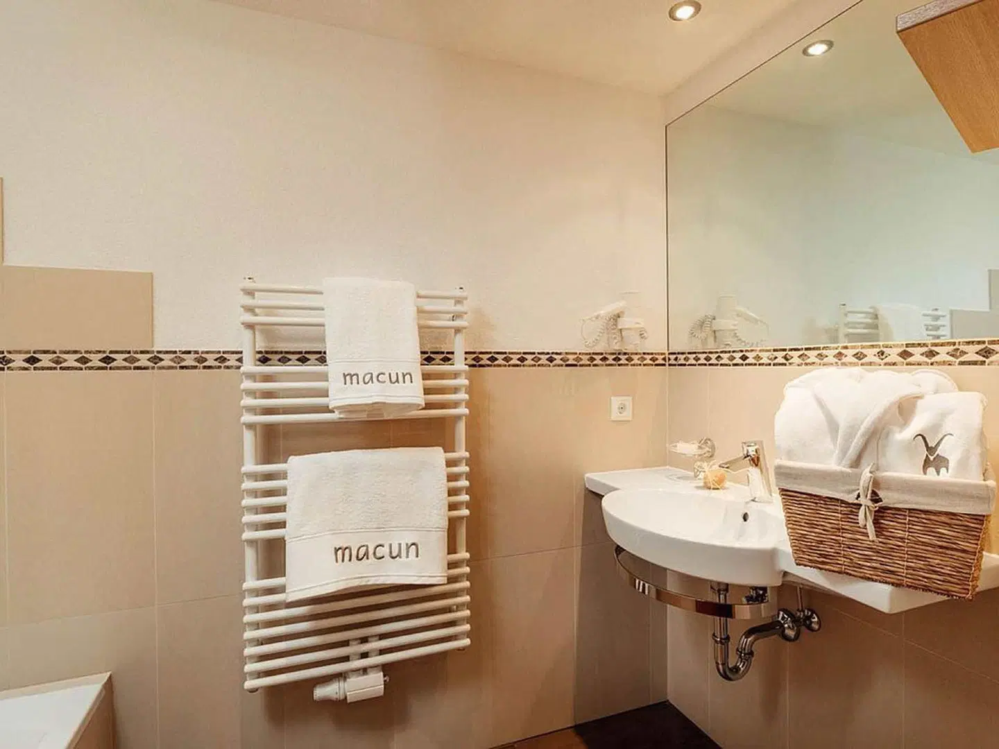 Hotel Macun Badezimmer