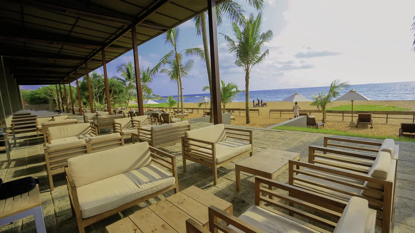 Pandanus Beach Resort & Spa Terrasse