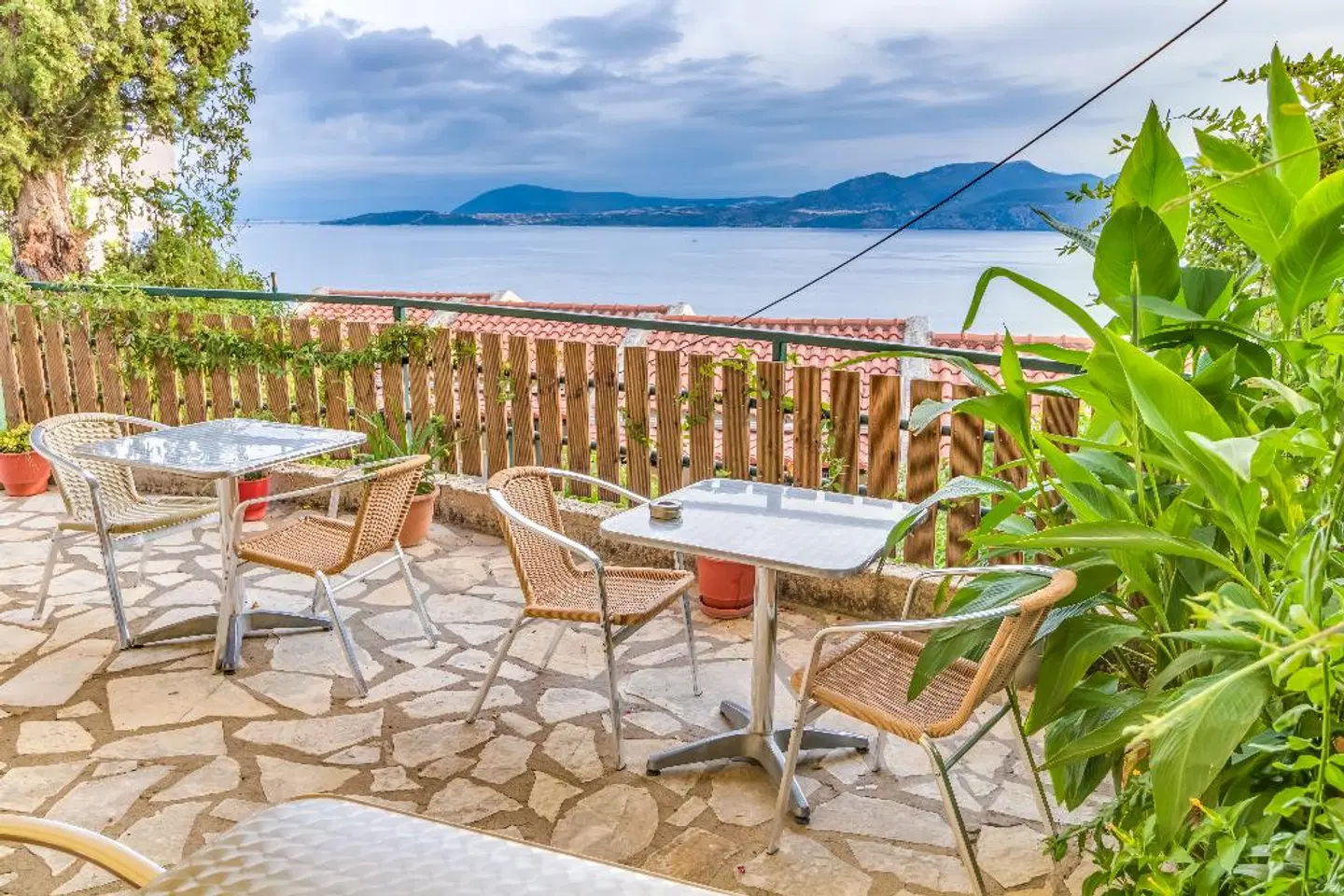 Vergina Star Hotel Terrasse