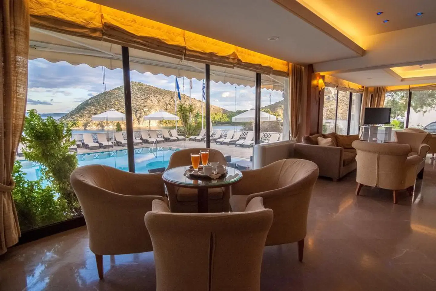 King Minos Hotel Terrasse