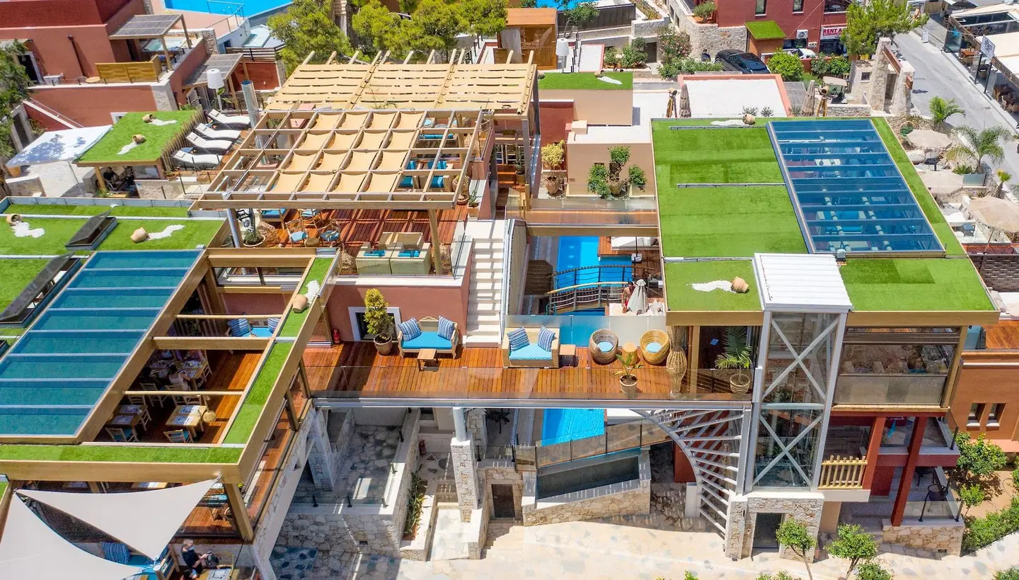 Esperides Resort Crete Terrasse