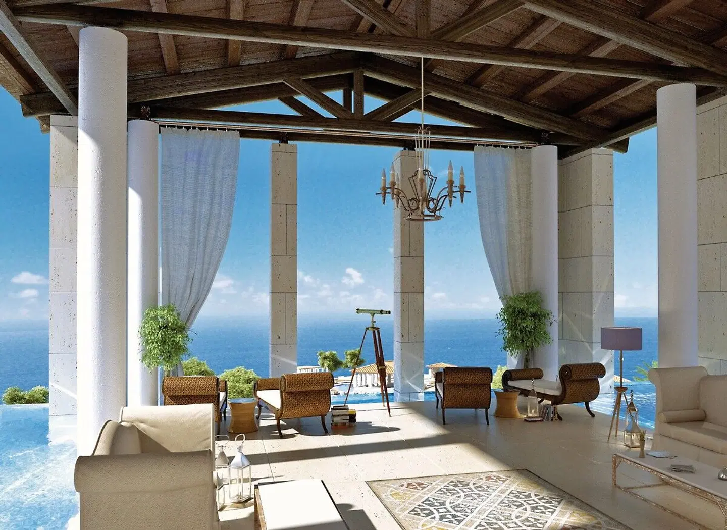 The Romanos, a Luxury Collection Resort, Costa Navarino Terrasse