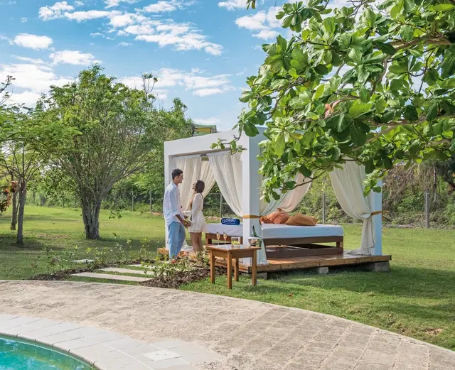 Blau Varadero Garten