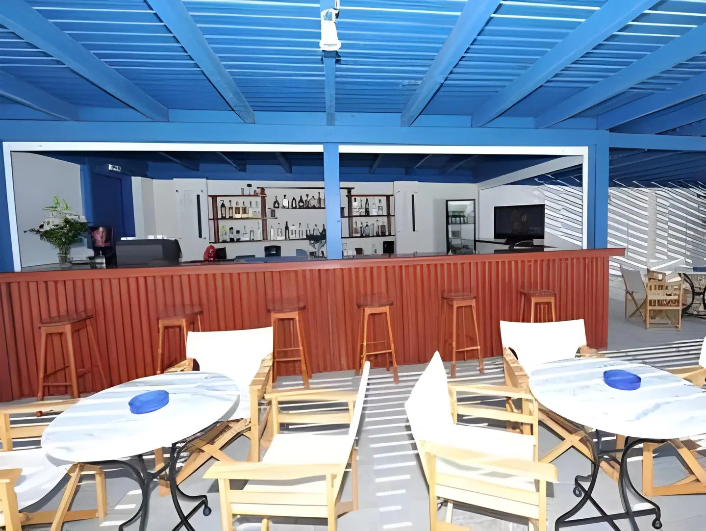 Blue Bay Villas Terrasse