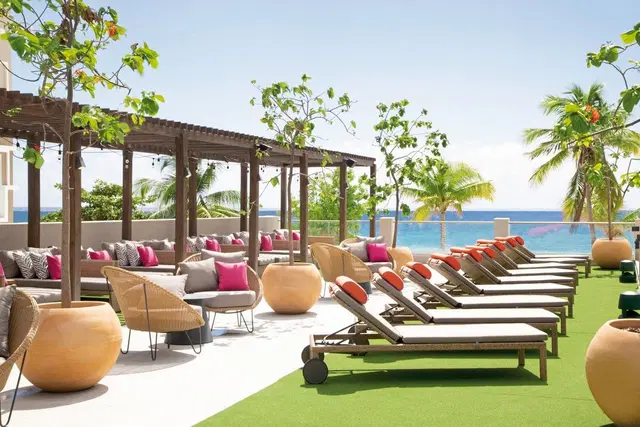 O2 Beach Club & Spa Terrasse