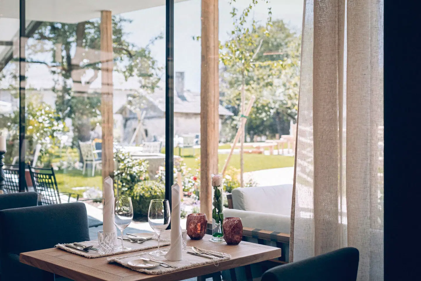 Alpenresort Schwarz Terrasse