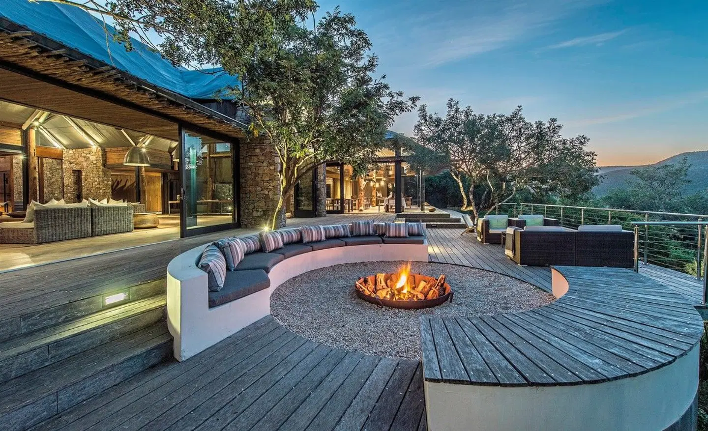 Kariega Settlers Drift Tented Lodge Terrasse