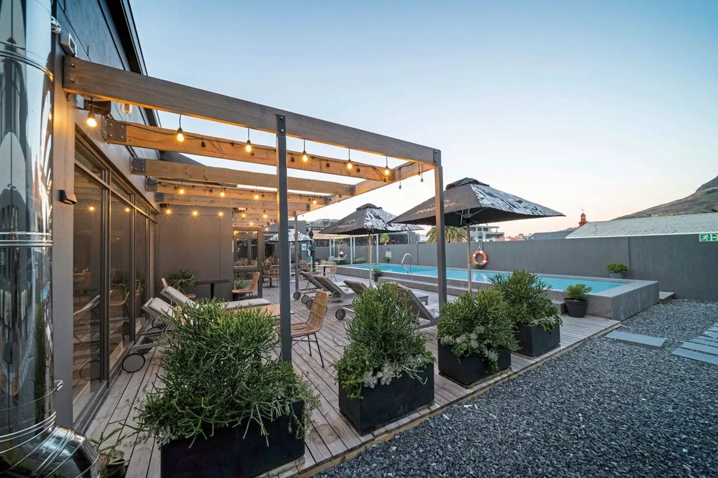 Kloof Street Hotel Terrasse