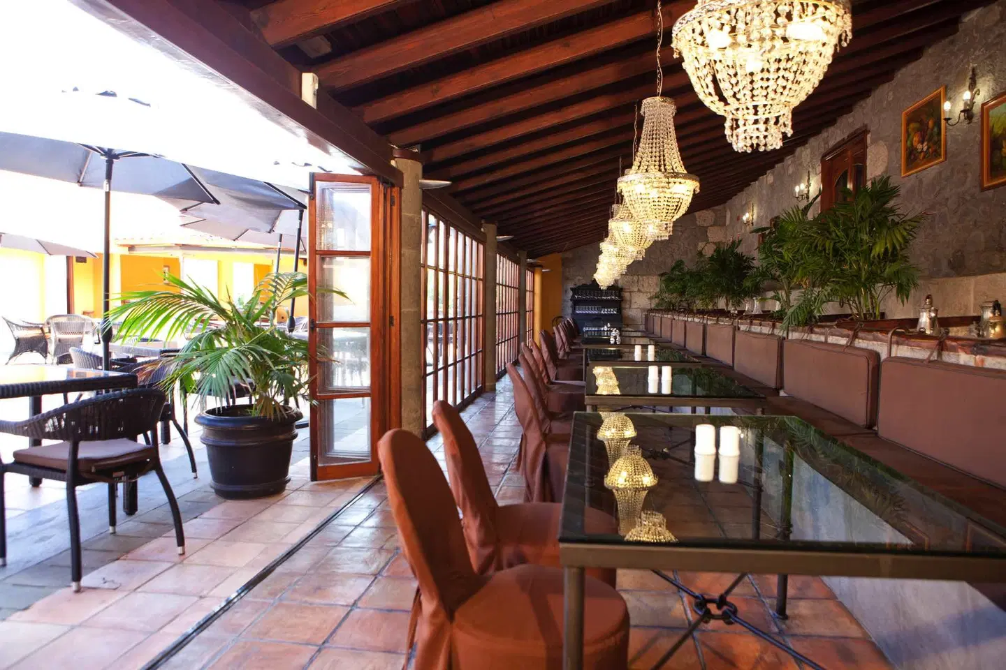 Hacienda del Buen Suceso Terrasse