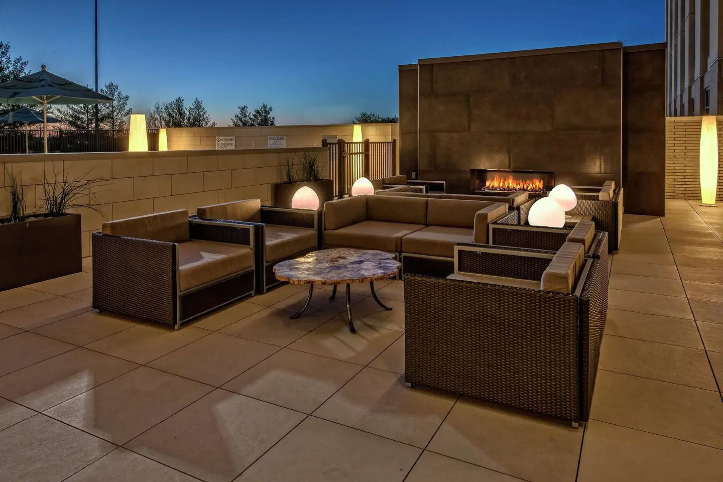 Hilton Franklin Cool Springs Terrasse