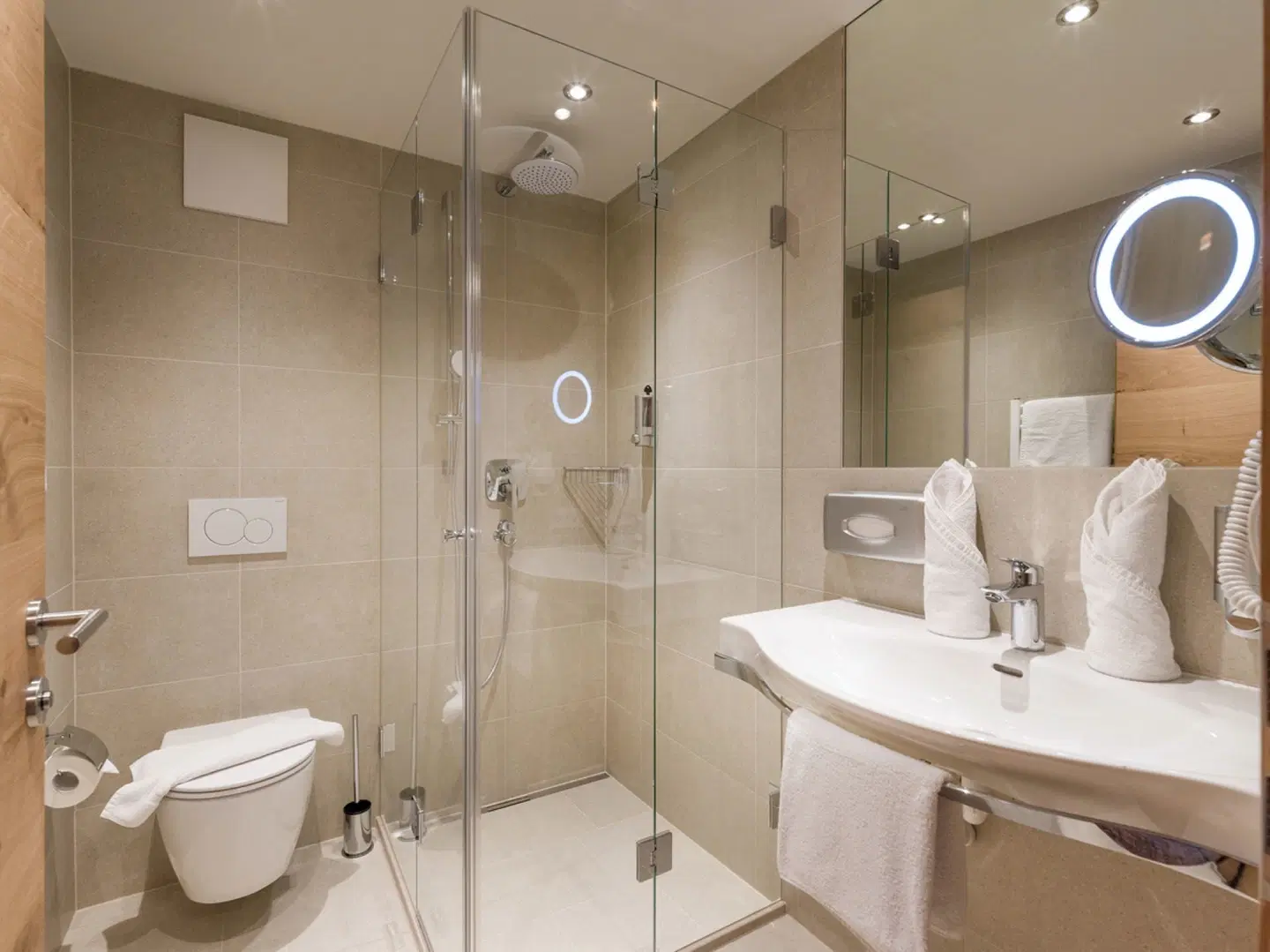 Alpen Glück Hotel Unterm Rain Badezimmer