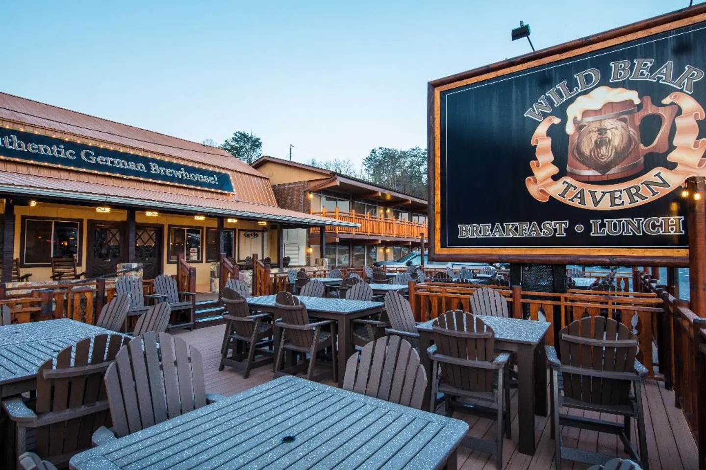 Wild Bear Inn Terrasse