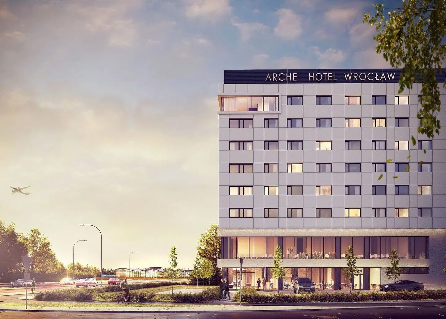 Arche Hotel Wroc'aw Airport EXTERIOR