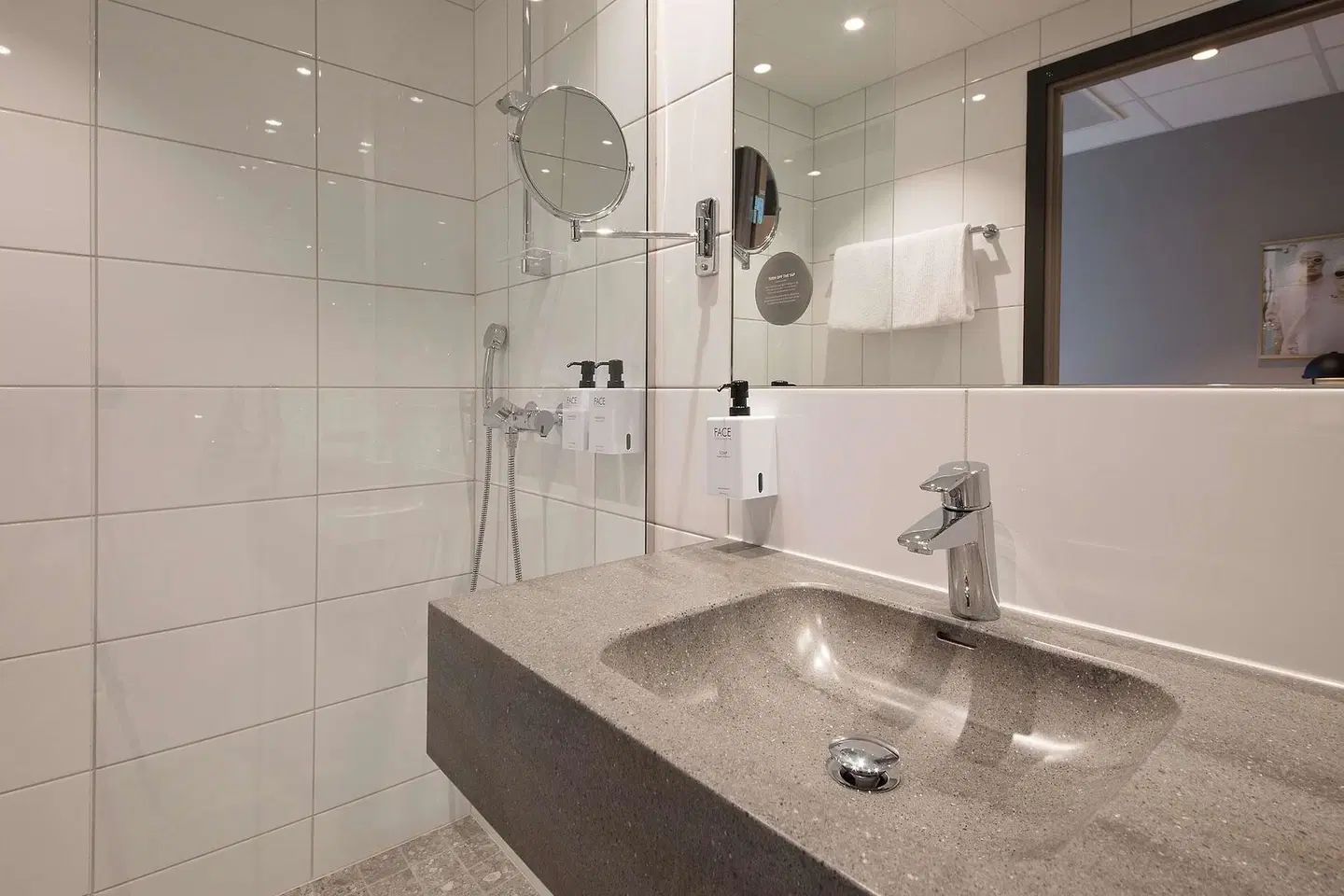 Scandic Helsfyr Badezimmer