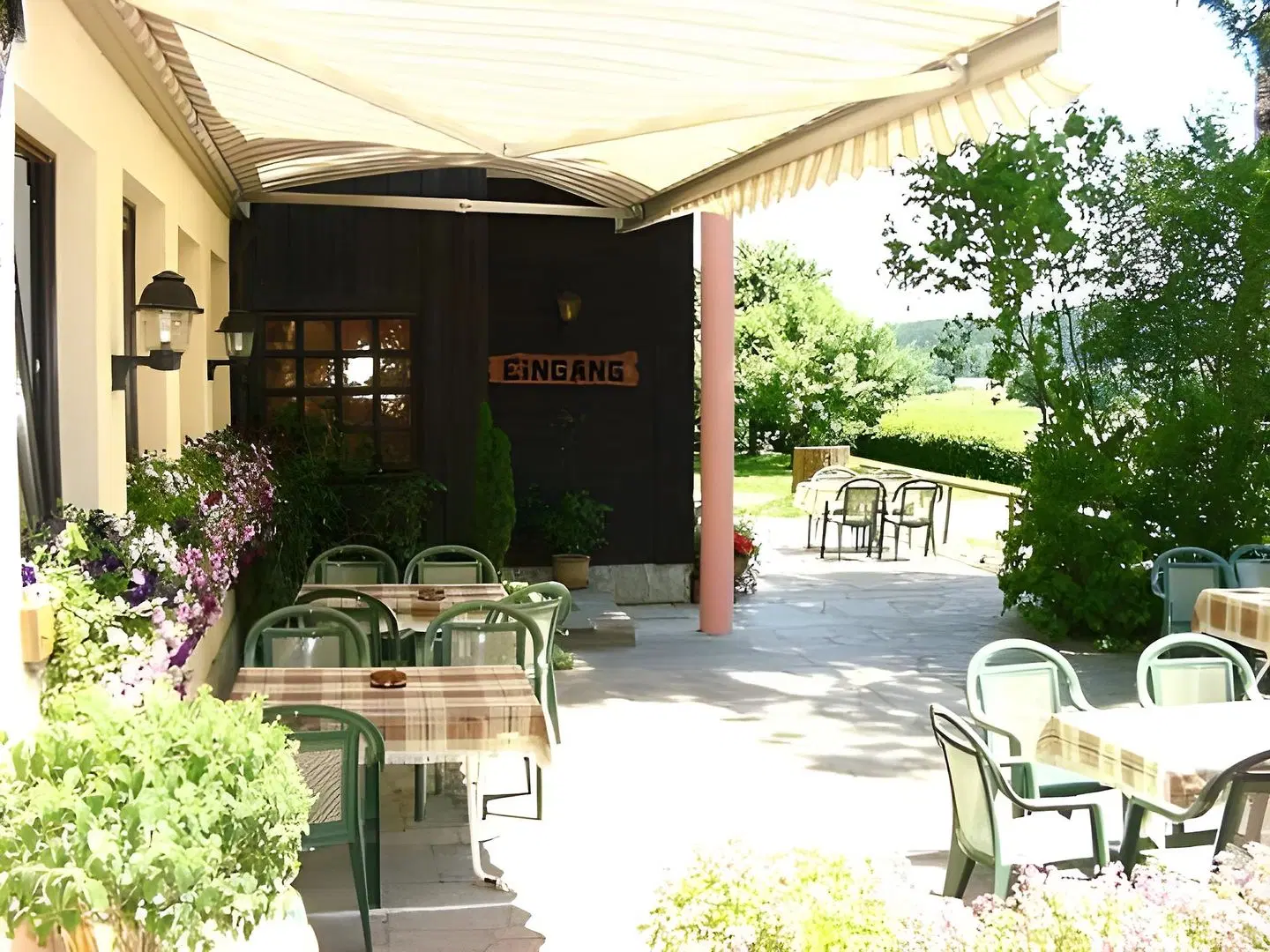 Steigerwaldhaus Terrasse