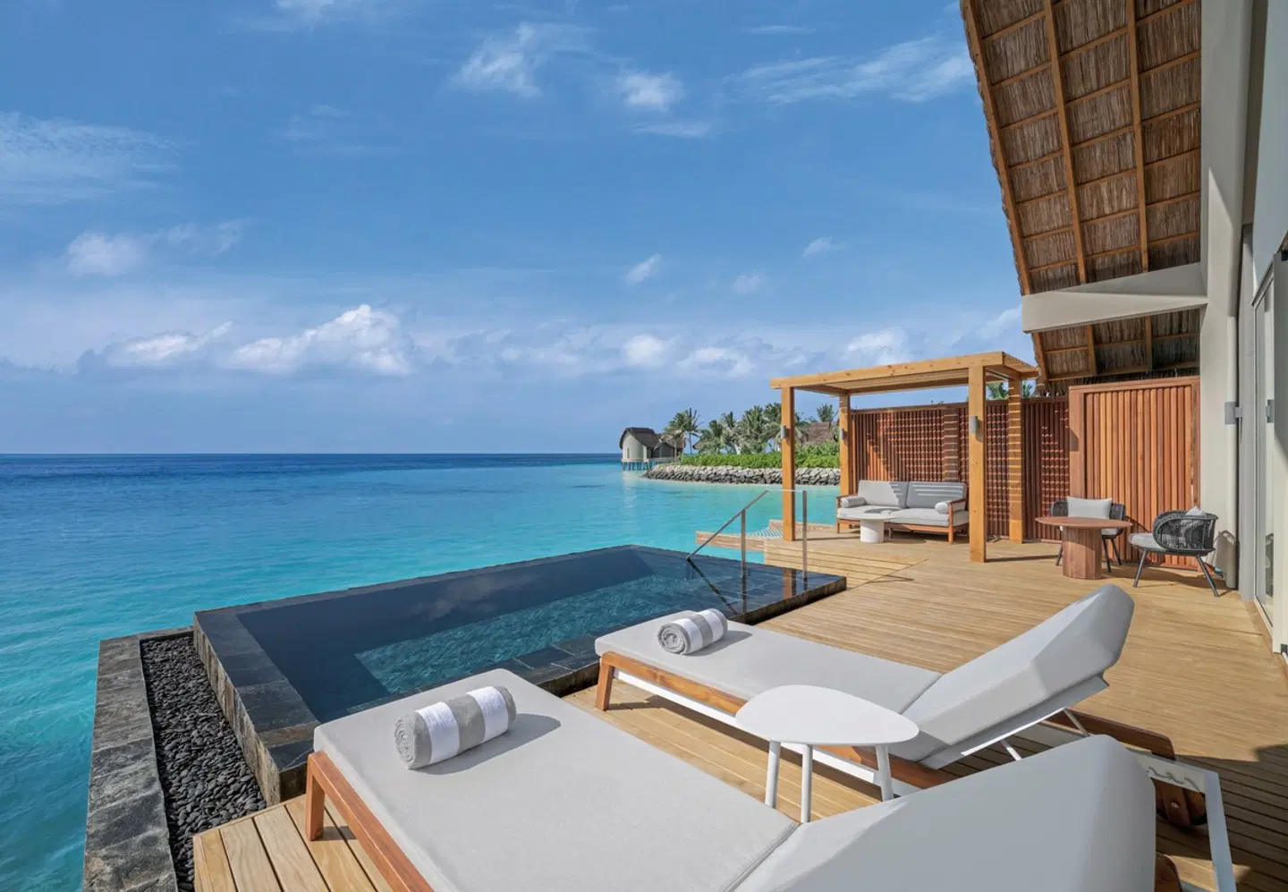 JW Marriott Maldives Kaafu Atoll Island Resort Terrasse