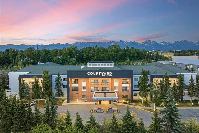 Courtyard by Marriott Anchorage Airport Garten
