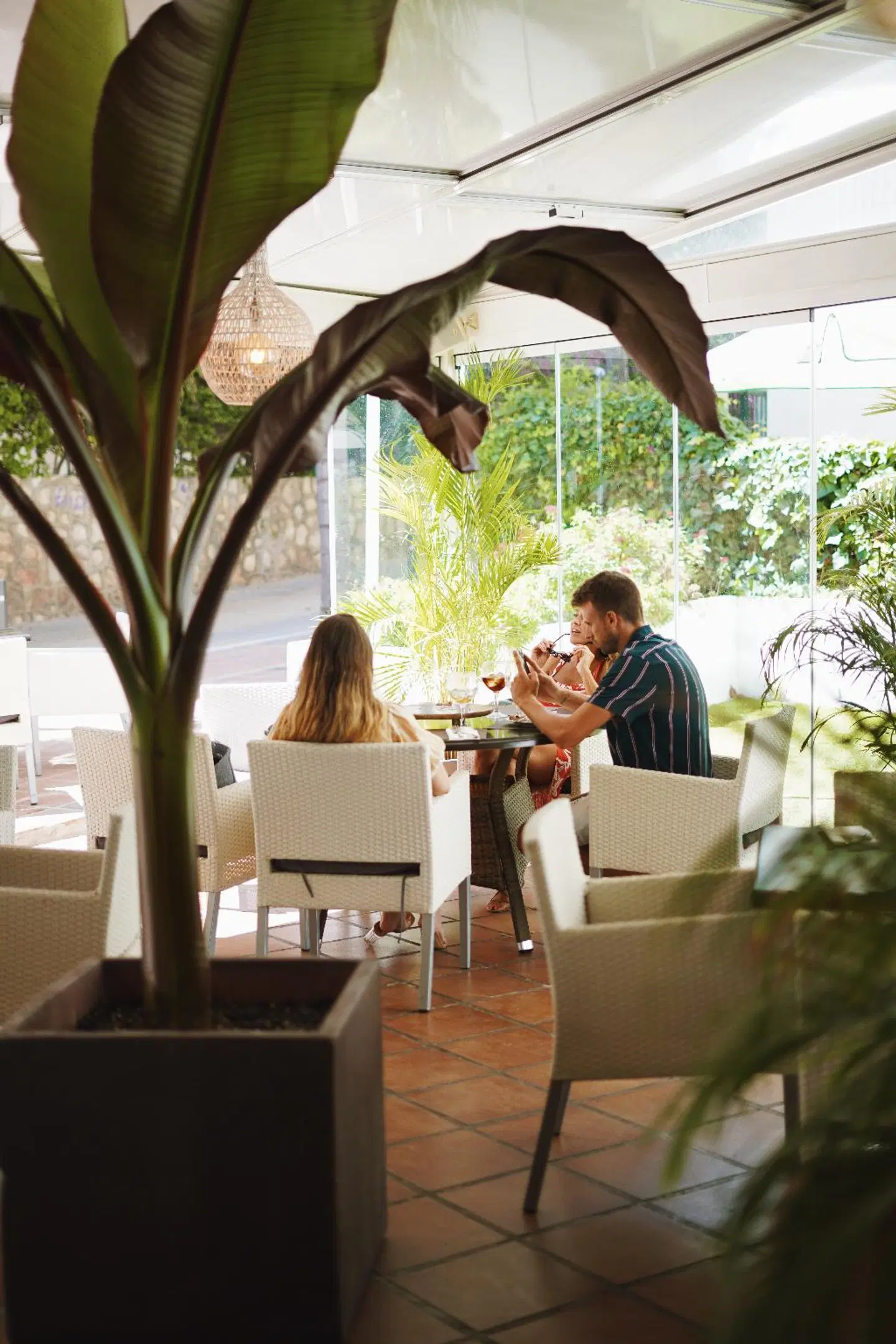 Aparthotel Puerto Azul Marbella Terrasse