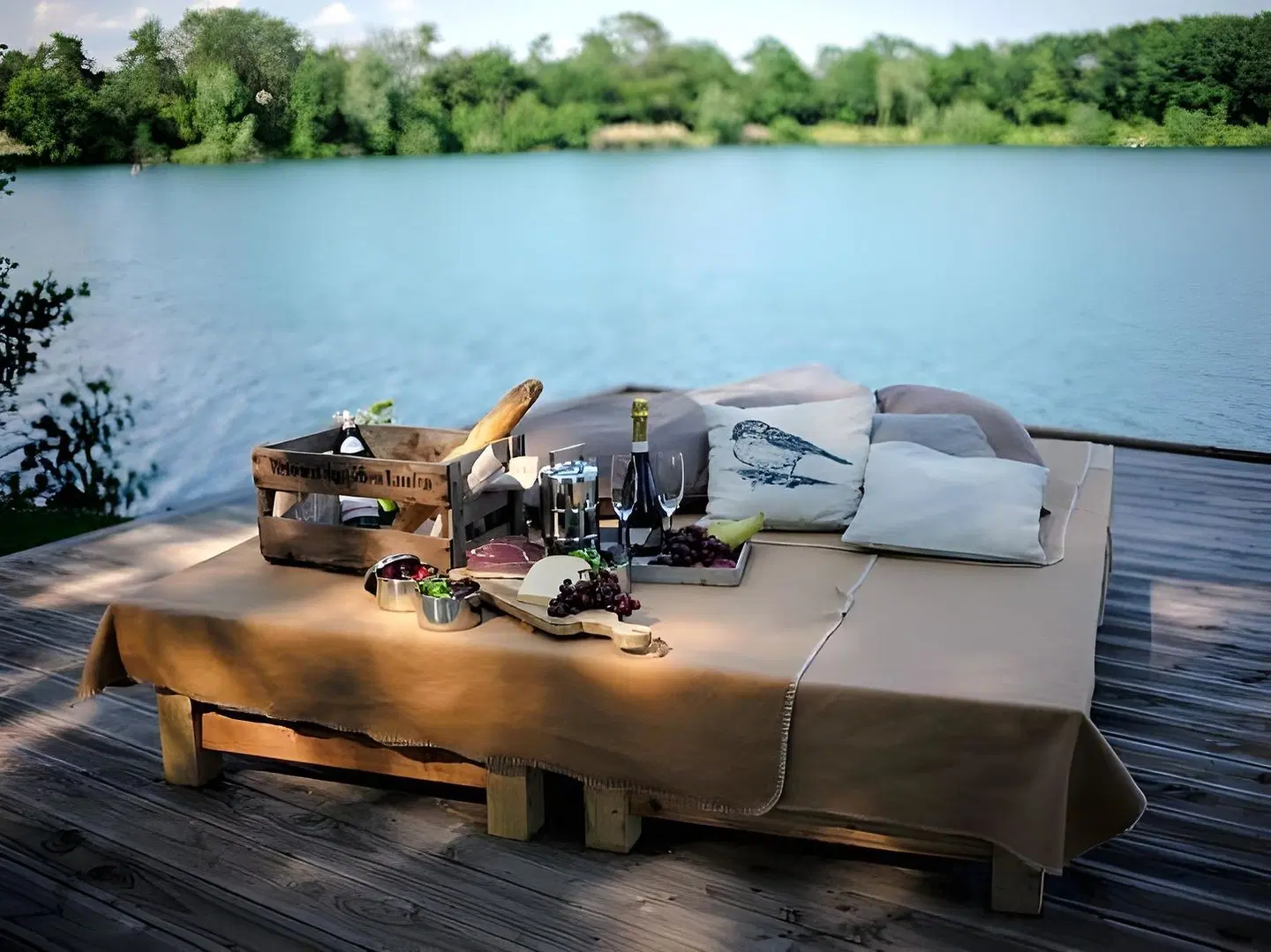 Seehotel Niedernberg Terrasse