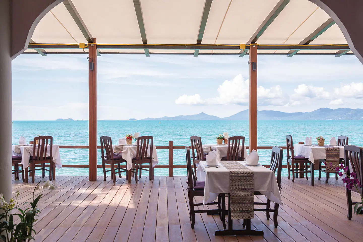 Adarin Beach Resort Terrasse