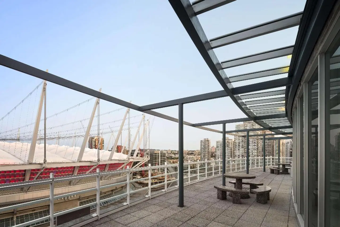 Hampton Inn & Suites by Hilton Vancouver-Downtown Terrasse