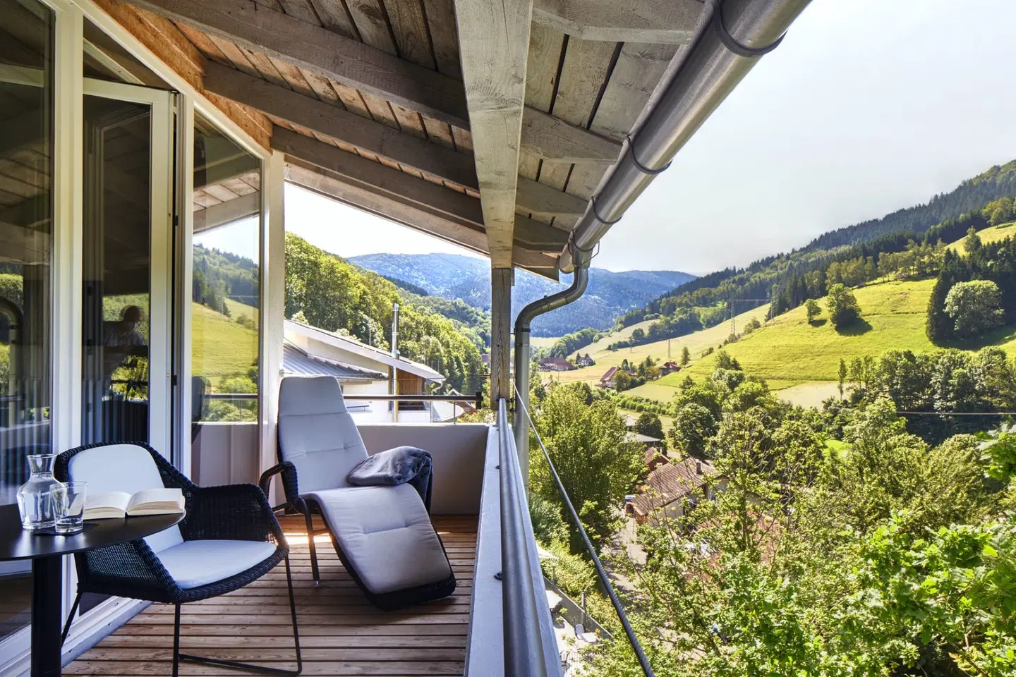 ElzLand Hotel Pfauen Terrasse