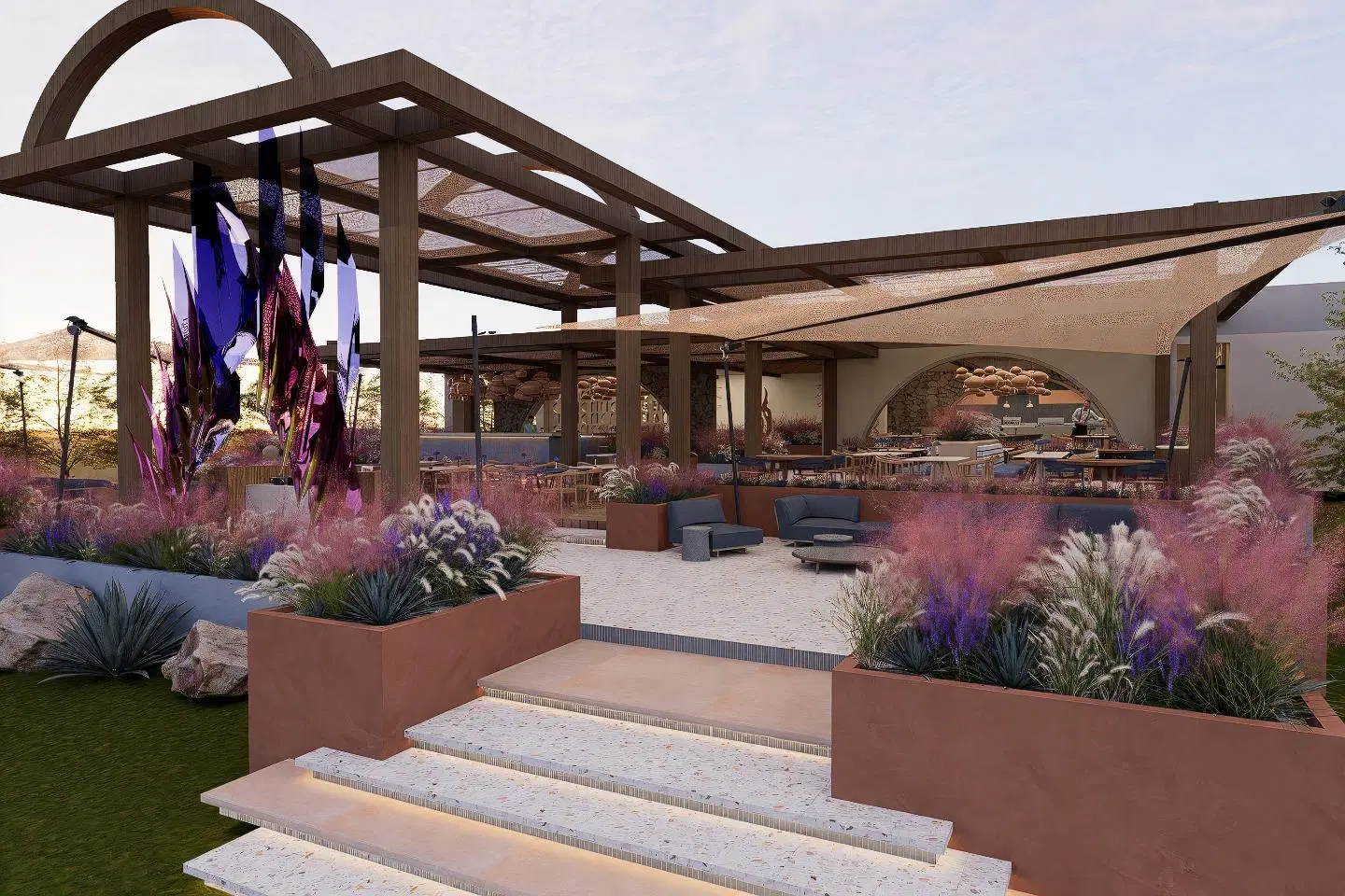 Adalya Resort & Spa Adults Only Terrasse