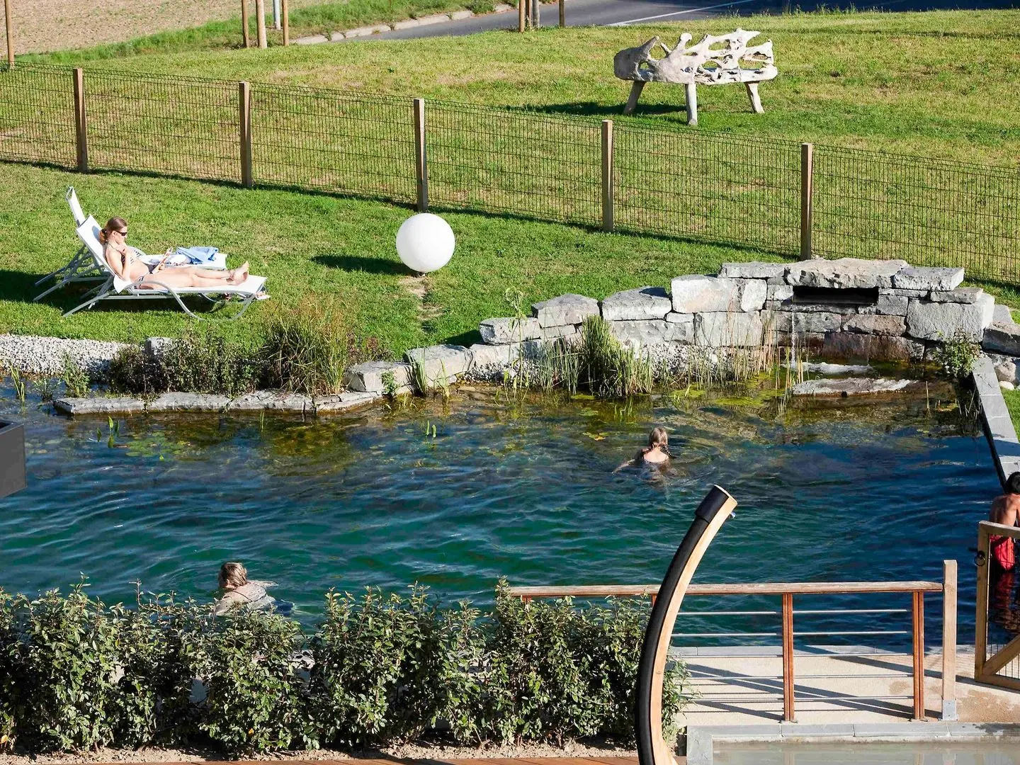 Novotel Lausanne Bussigny Garten