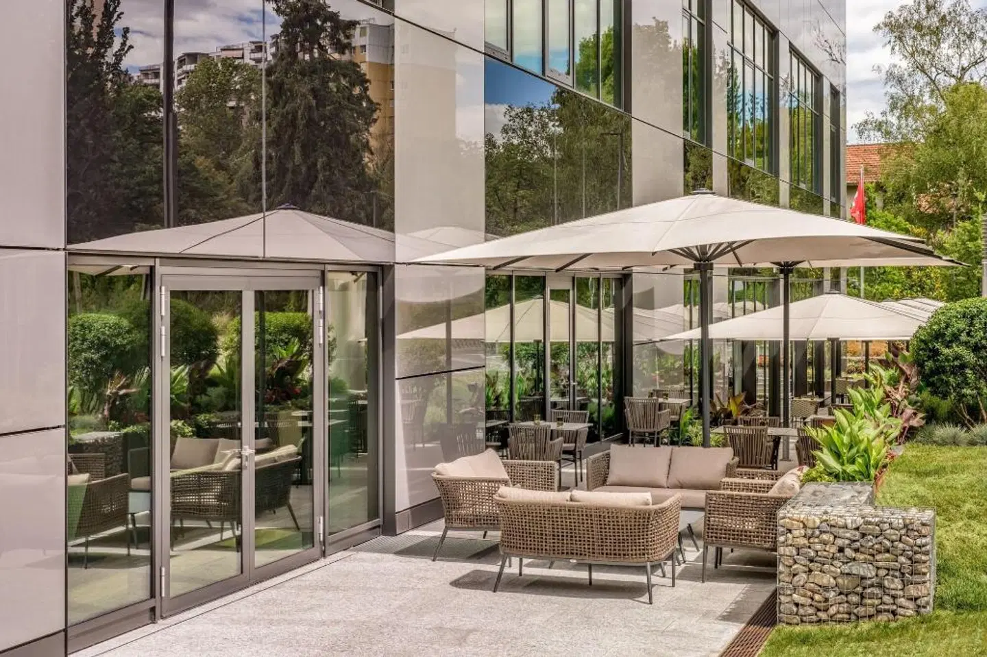 Geneva Marriott Hotel Terrasse