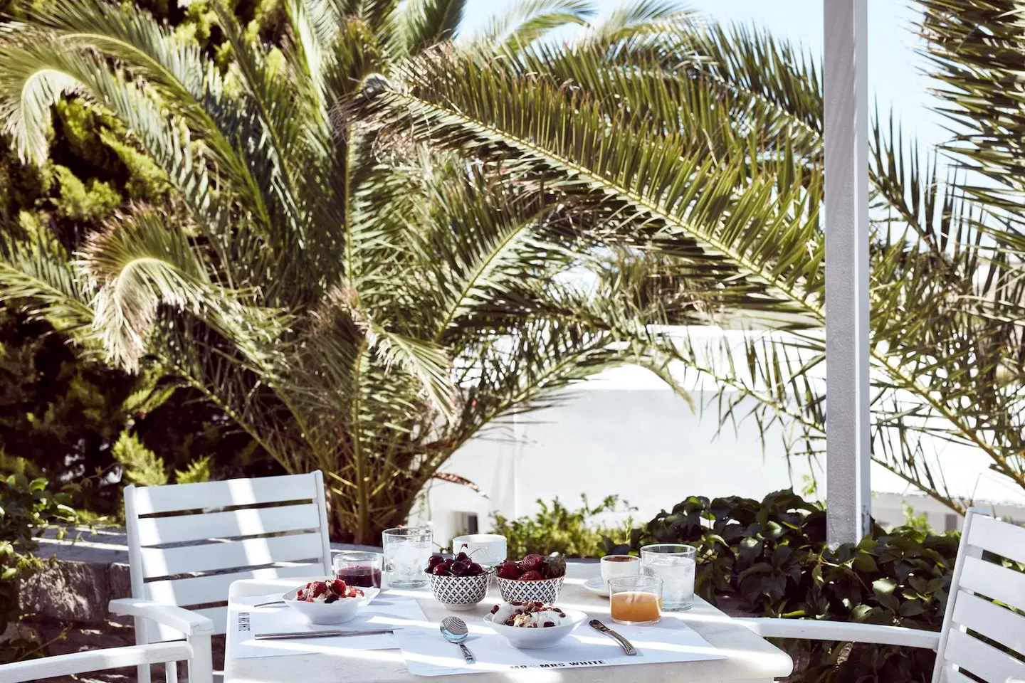 Mr & Mrs White Terrasse