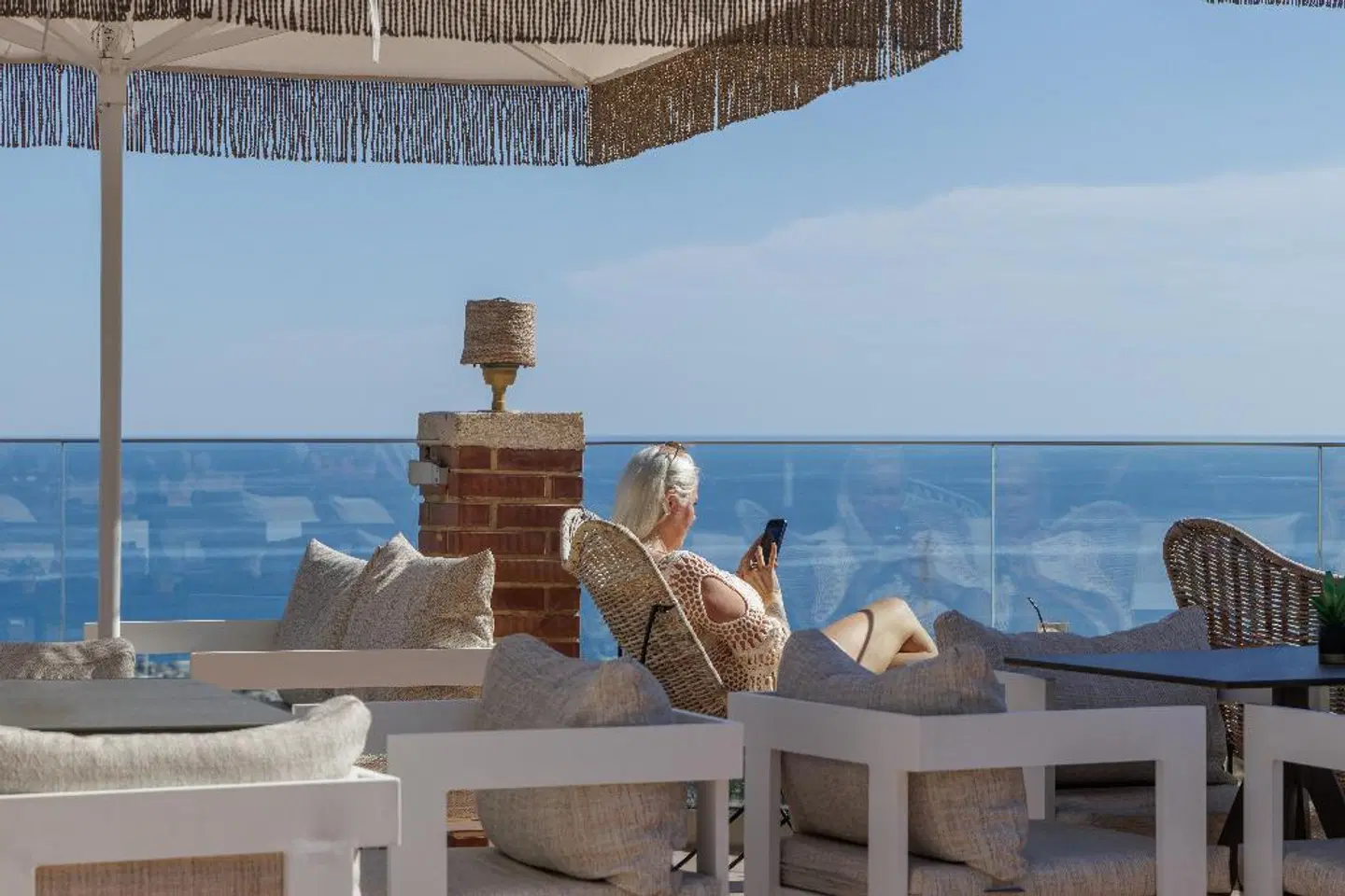 Amazones Driades Apartments Terrasse