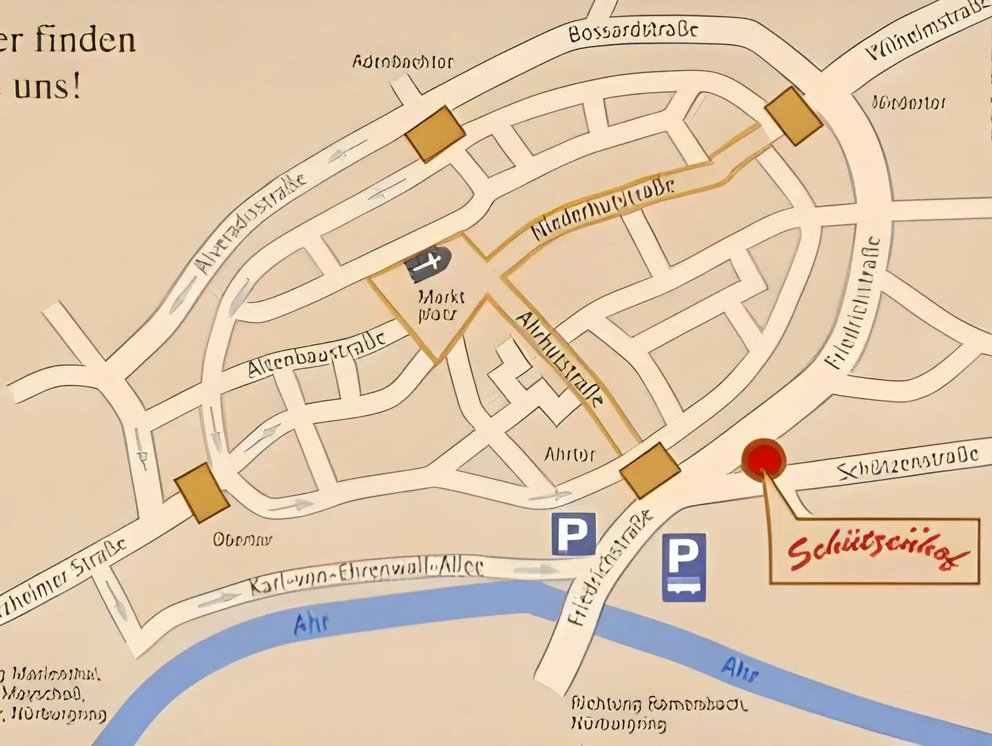 Schützenhof Landkarte