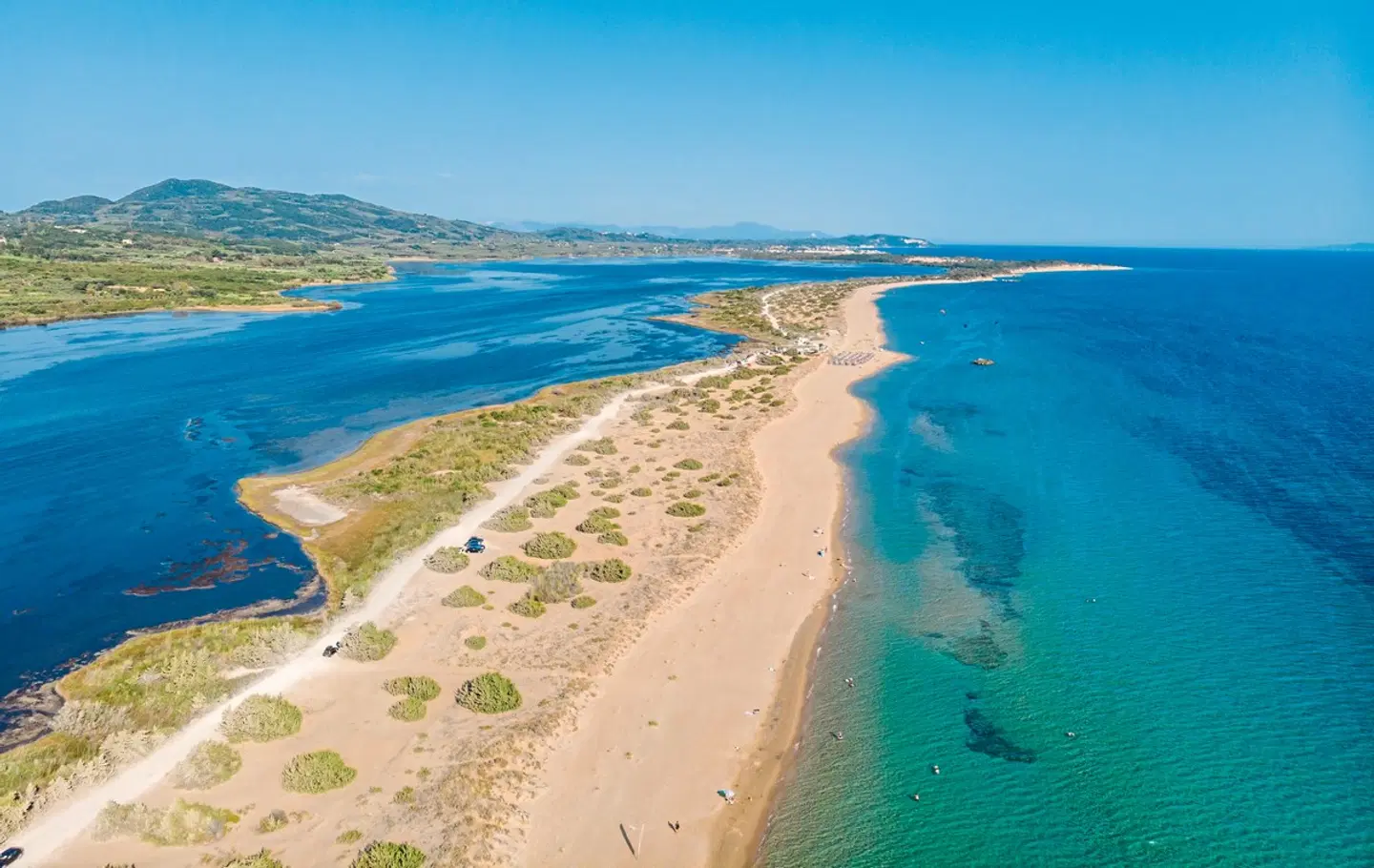 Korfus Highlights erwandern Strand