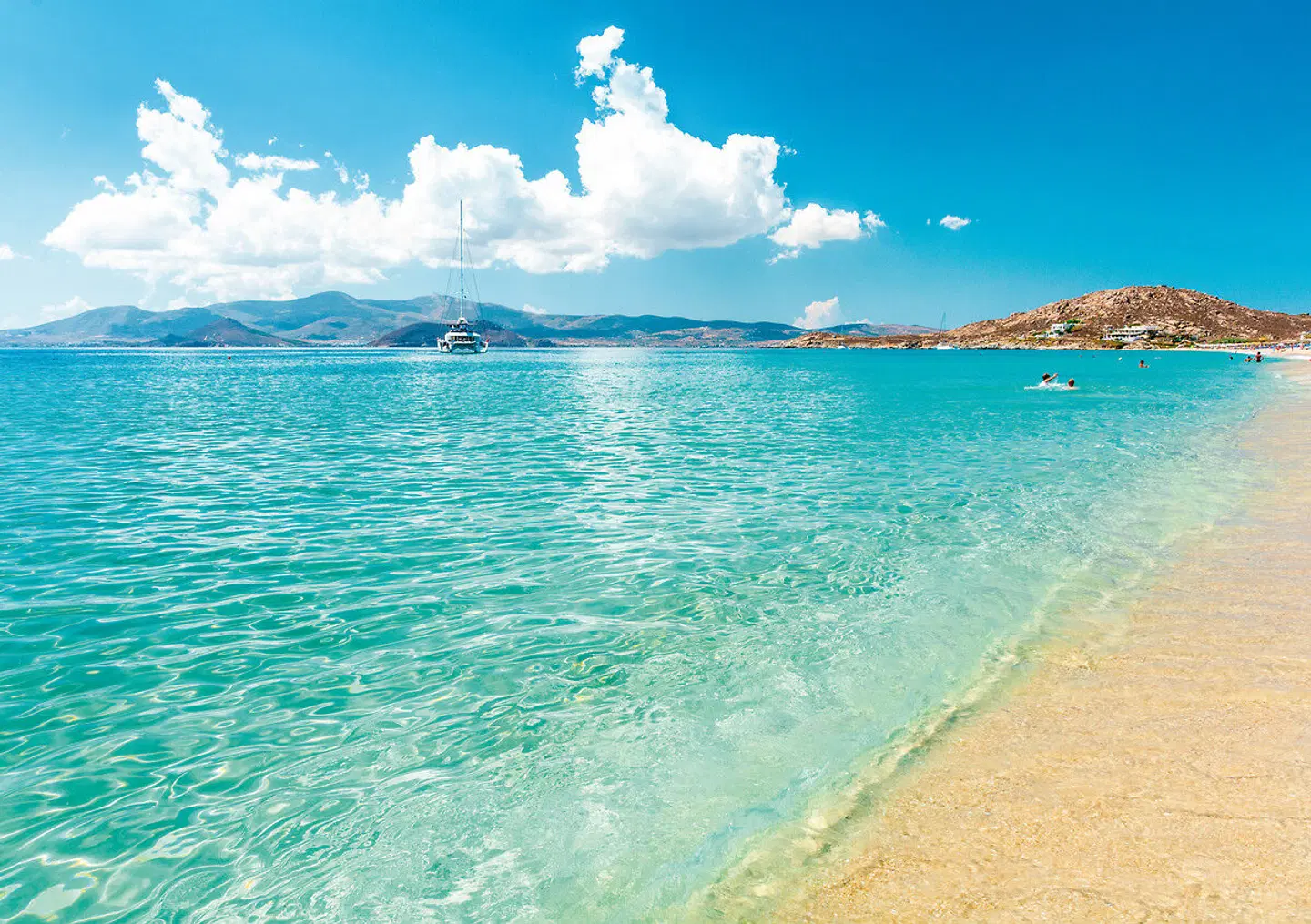 Kykladen-Inselhüpfen: Mykonos, Naxos, Santorin LANDSCAPE