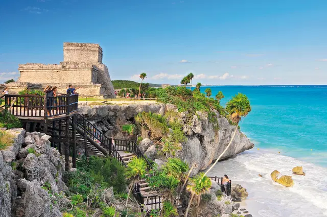 Collage von Welt-Metropole & Mayawelt LANDSCAPE