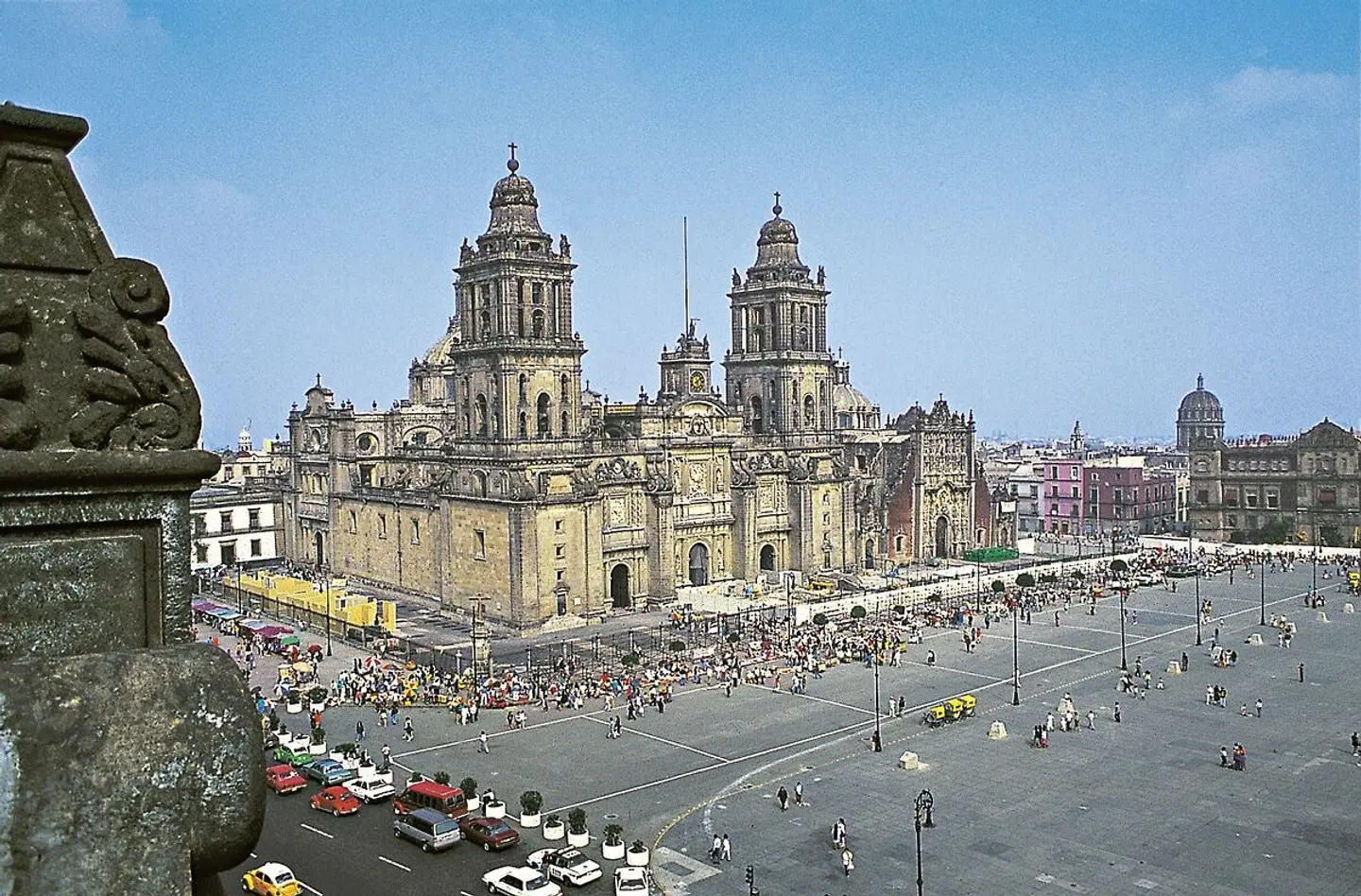 Collage von Welt-Metropole & Mayawelt Strand