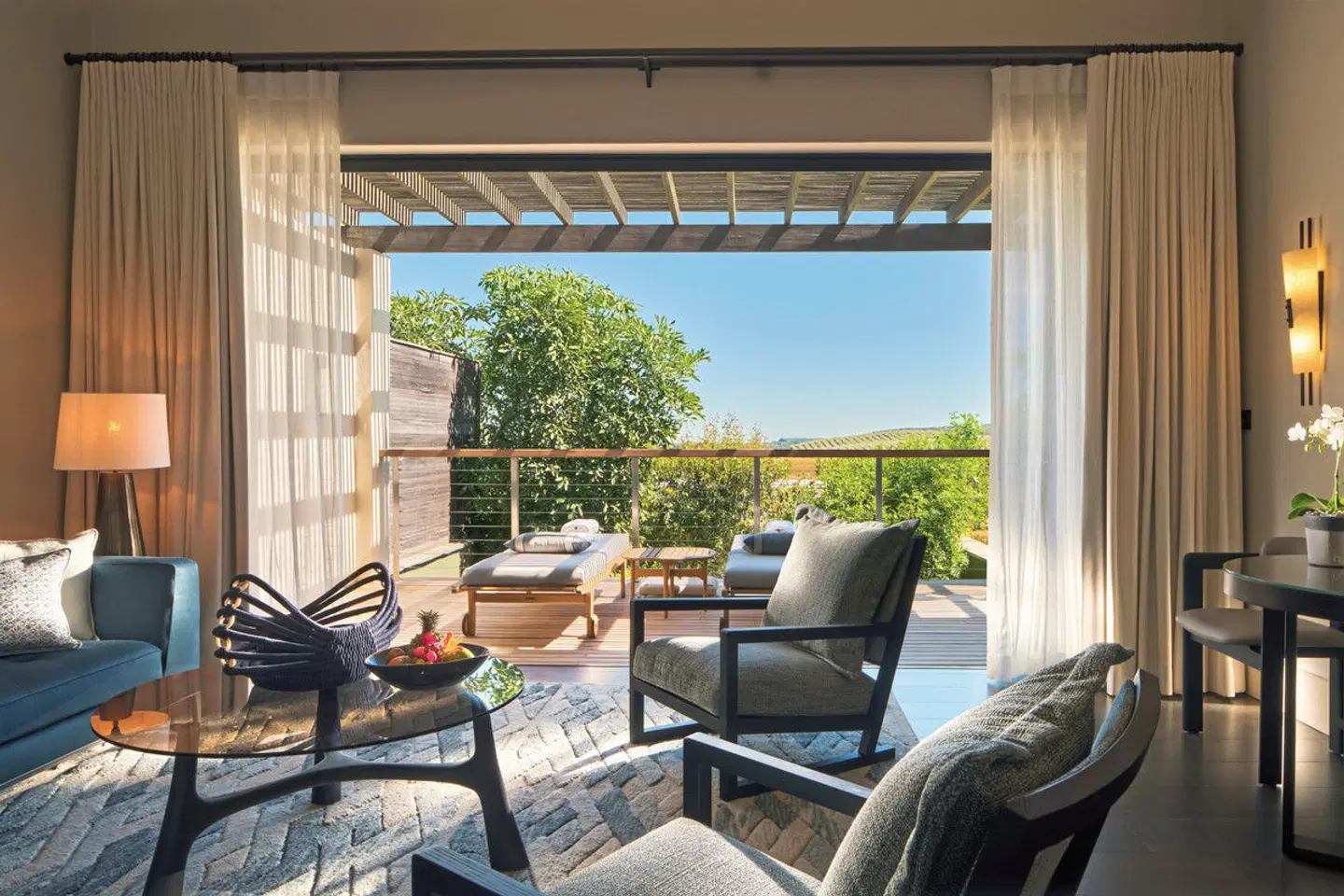 Delaire Graff Estate Terrasse