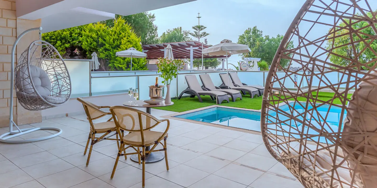 Porto Platanias Beach Resort & Spa Terrasse