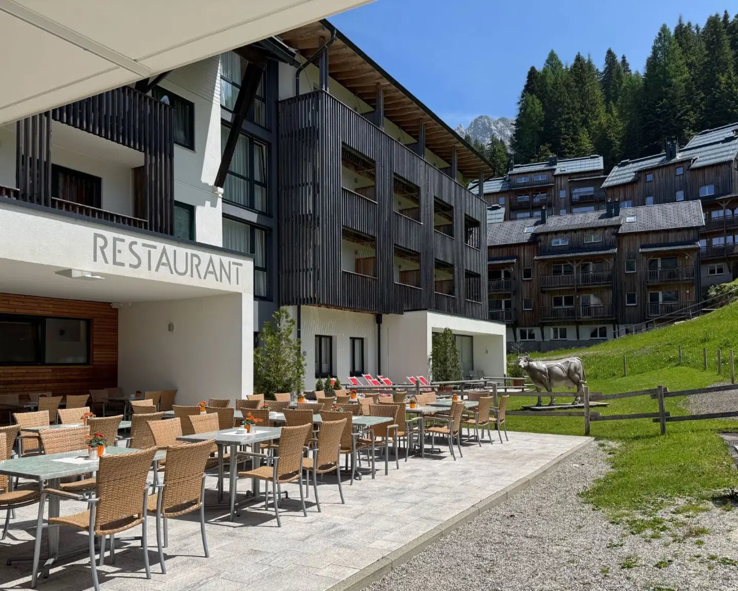 Almresort Nassfeld Gartnerkofel Terrasse