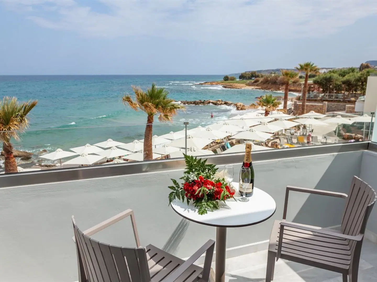 Harmony Rethymno Beach Terrasse