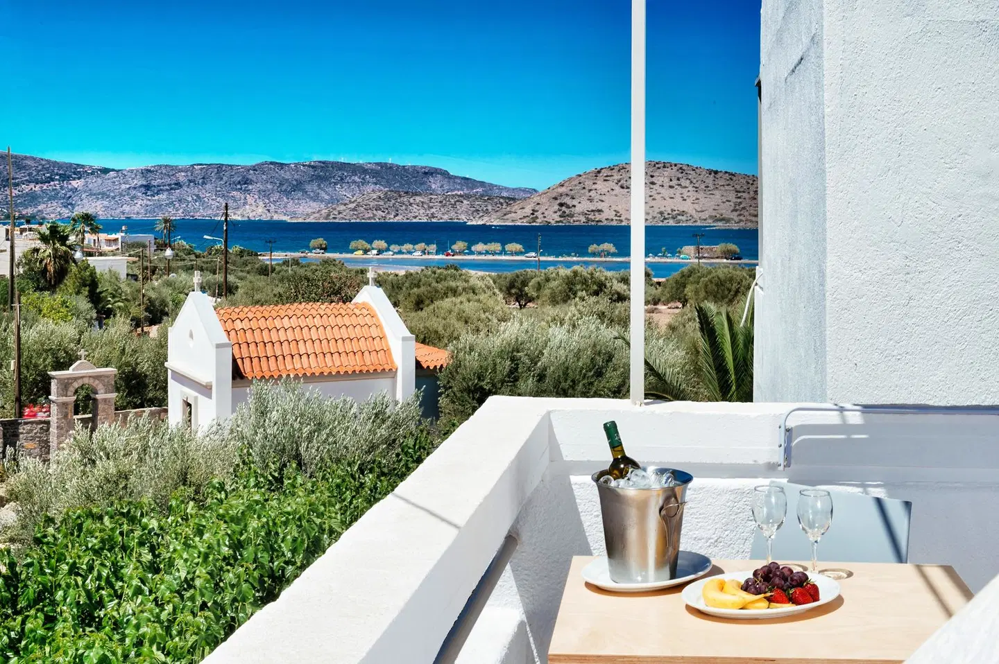 Elounda Krini Hotel Terrasse