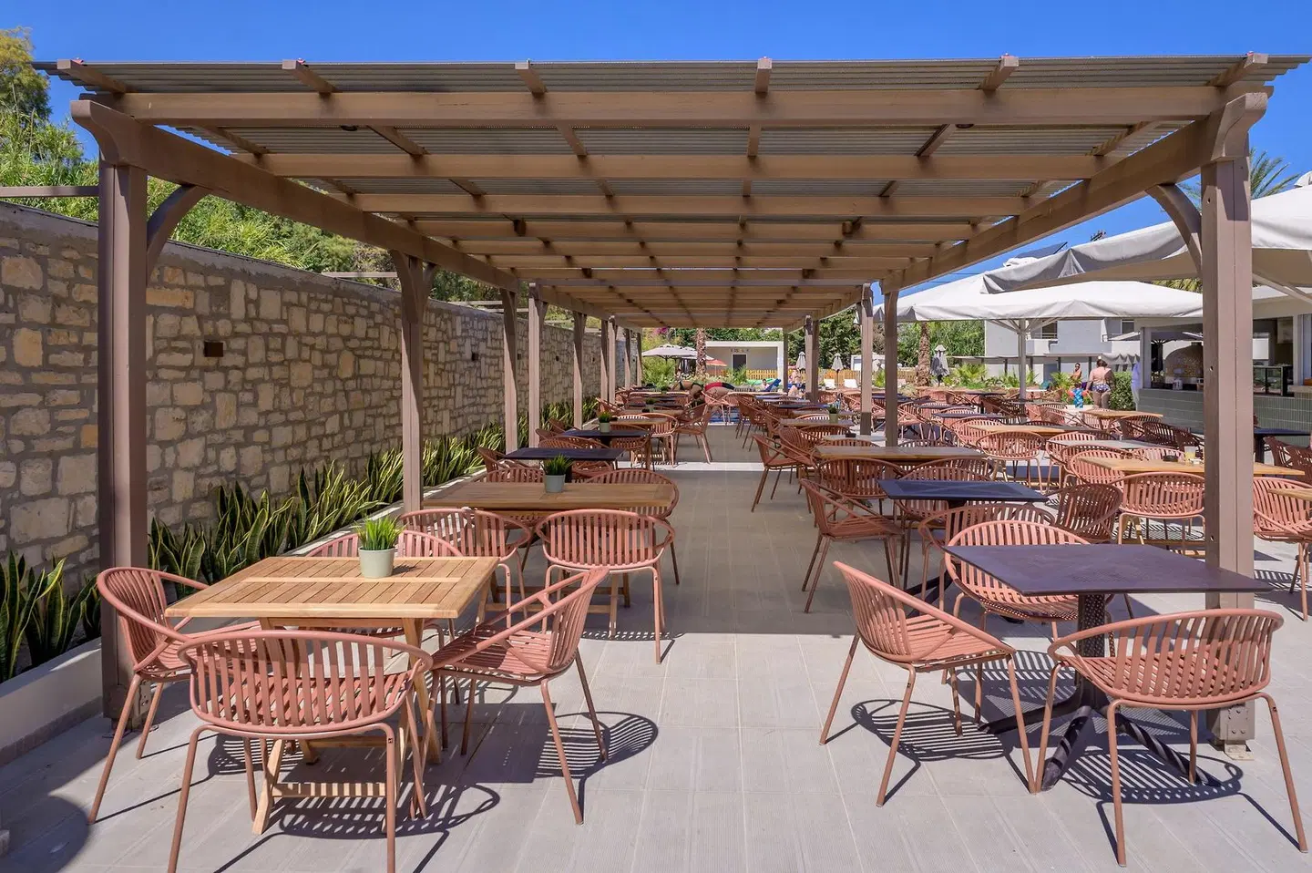 Zeus Hotels Ydoria Resort Terrasse