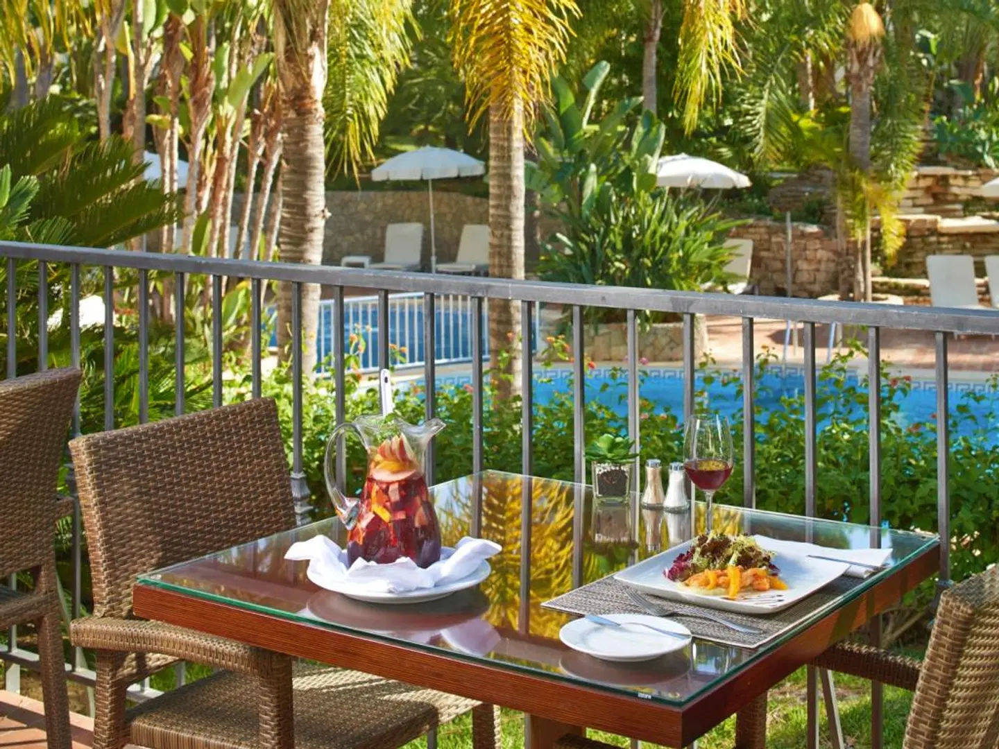 Ria Park Garden Hotel Terrasse