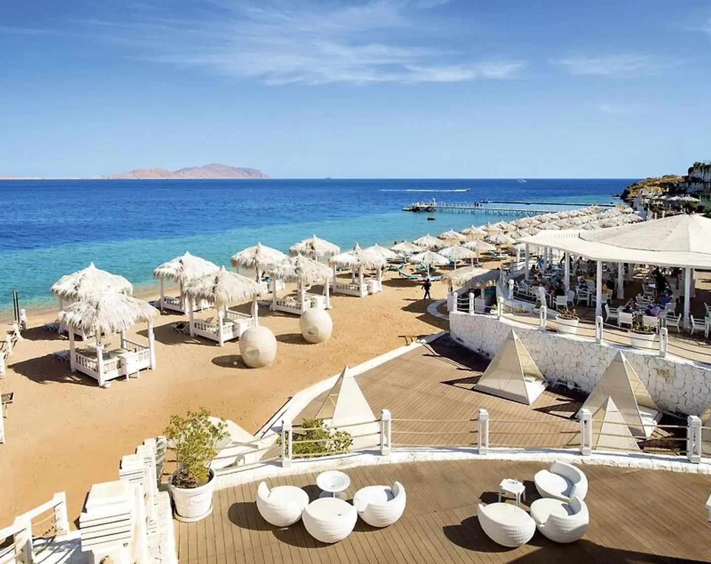 SUNRISE Arabian Beach Resort - Grand Select Terrasse